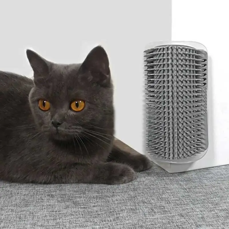 Scrubber Massager Scratching Scratcher Cat Comb Massage Corner Brush Pet Supplies