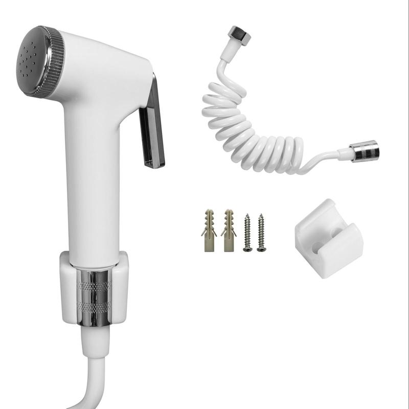 1 Set Handheld  Bathroom Bidet Water Sprayer, Multifunctional Barrier-free Water Sprayer, Flushing Drain Pipe For Bathing & Washing Clothes 0
