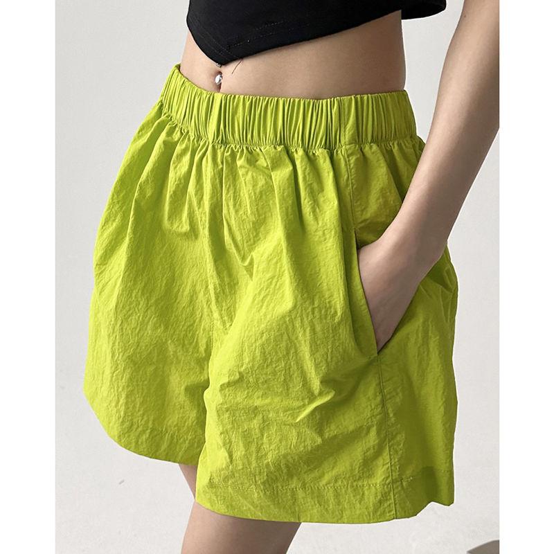 Product Introduction of Quần Soóc Thường Ngày Thời Trang Nữ, Bán Chạy, Phong Cách Đại Học, Bó Sát, Thoải Mái, Thể Thao, Nhanh Khô, Mỏng, Dài Trung Bình Mùa Hè, Hàng Mới Về Năm 2024 1