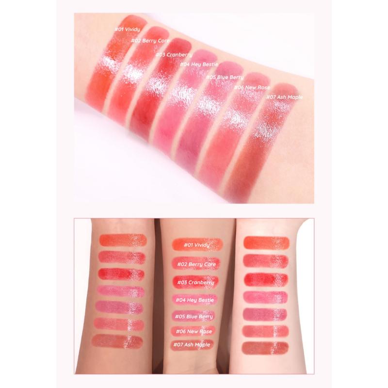 ESPOIR Son Dưỡng Nowear Lipstick Balming Glow Mịn Mướt Môi Thuần Chay 3gr 5