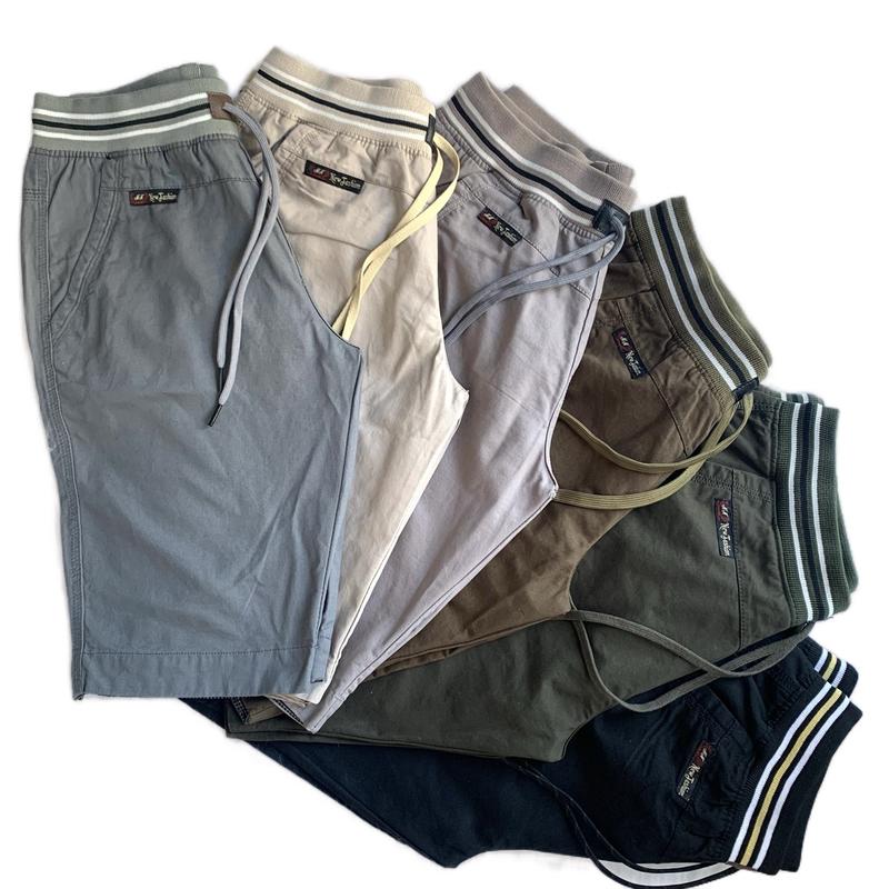 [Combo 3 Quần] Quần Short Kaki Lưng Thun Nam cao cấp N&N - Quần Lửng Nam Nhung Menswear  Kaki Cotton