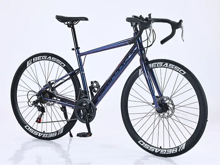 Xe Đạp Đua BEGASSO KNIGHT 21 tốc độ giá rẻ | Xe Đạp Road Bike Tay Cong Thể Thao Sports track bike  chạy ngoài đường Gắn Xe Đạp Đạp Xe Đạp Đồng 6