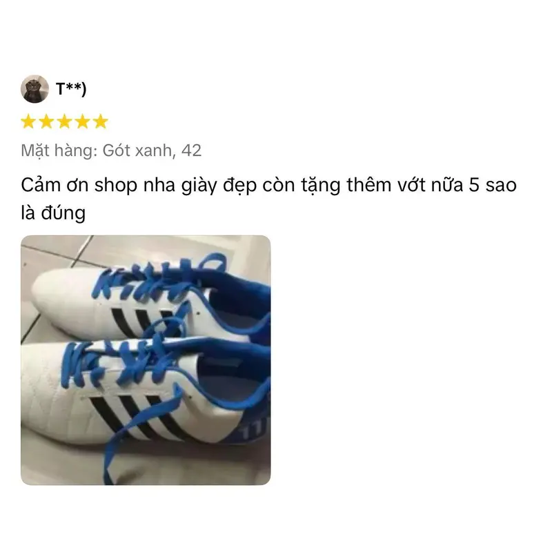 Giày Đá Bóng Wika Tony 11 Pro Chính Hãng,Giày Đá Banh Phong Cách Hiện Đại Trẻ Trung Màu Trắng Xanh,Giày Thể Thao Khâu Full Đế,Sneaker Soprt tập Thể Dục 3  sọc  toni  kroos 2