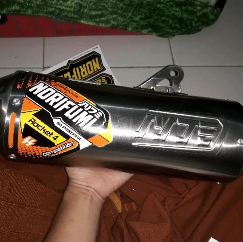 Knalpot norifumi rocket 4 competisi fullsystem klx 150 bfse s l g crf 150L d-tracker suara gahar siap trabas mesin motor Motorcycle Pick Motorcycle Pick 5