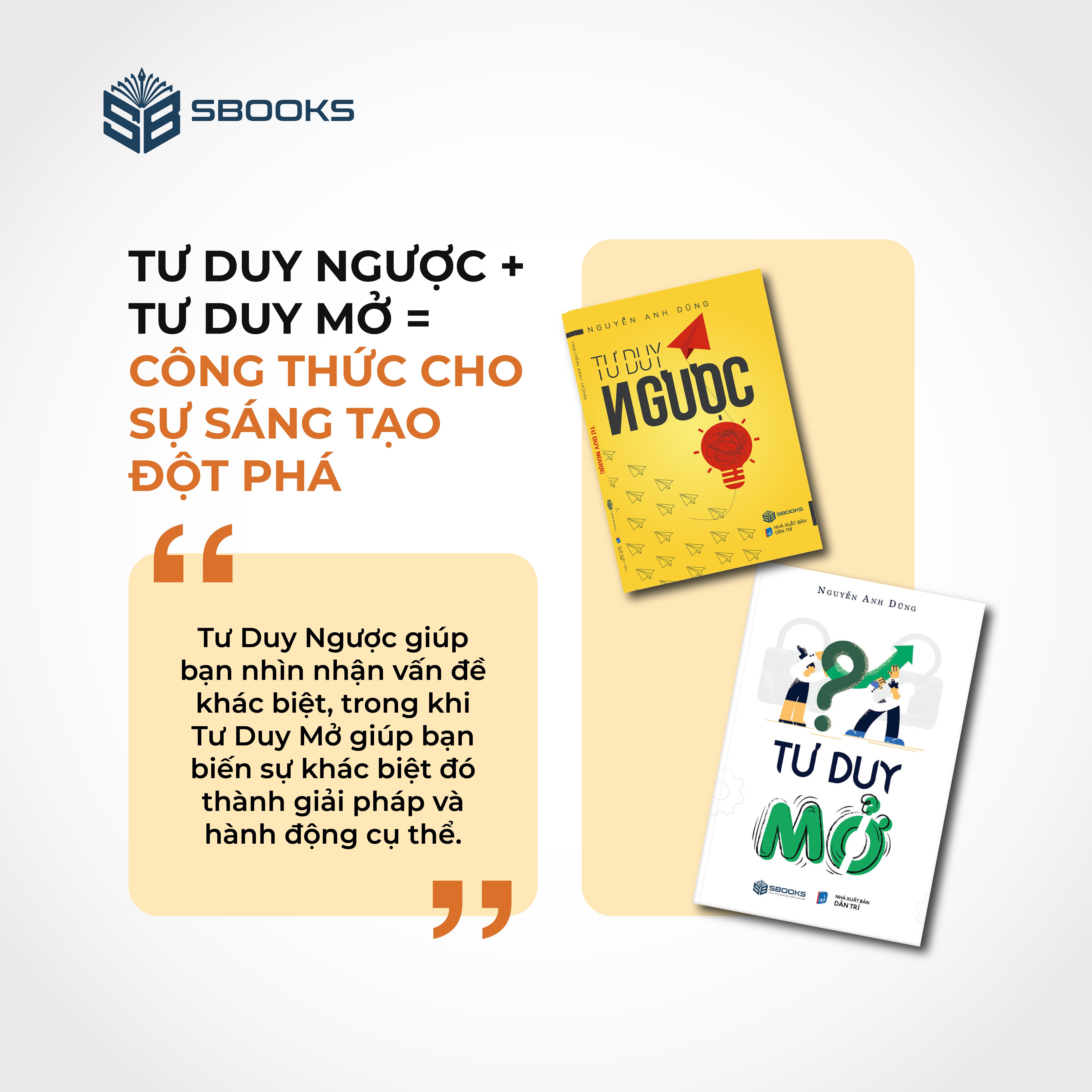 Combo Sách Tư Duy Ngược, Tư Duy Mở