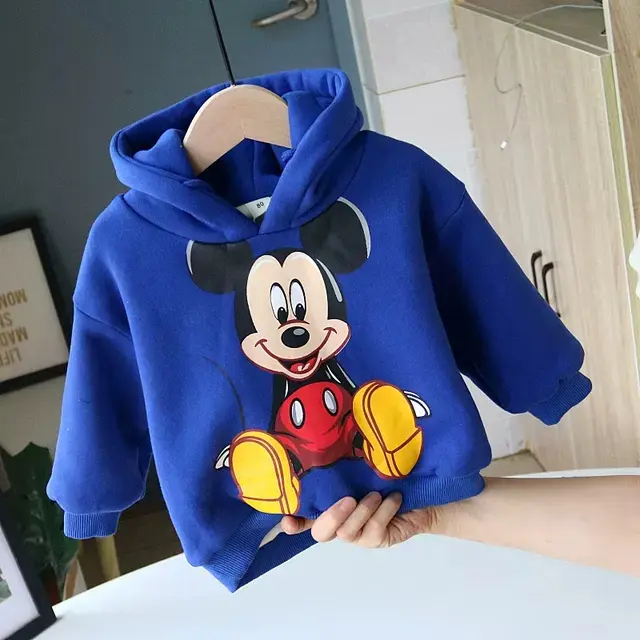 Áo Nỉ 6-30kg Nhiều Mầu Cho Bé In Hình Chuột Micki Ngộ Nghĩnh Hoodie aohoodie  chobetrai bộ  mickey