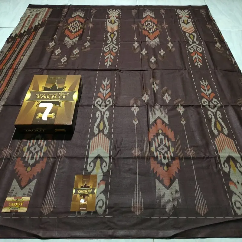 SARUNG YAQUT MOTIF KEMBANG TERBARU Dewasa 7