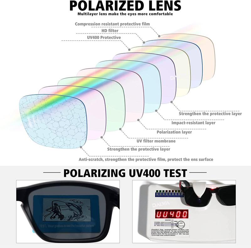 Product Introduction of Dalwa Polarized Fishing Glasses Men Cycling Sunglasses Outdoor Sports Goggles Camping Hiking Driving Eyewear UV400 SunGlasses 4