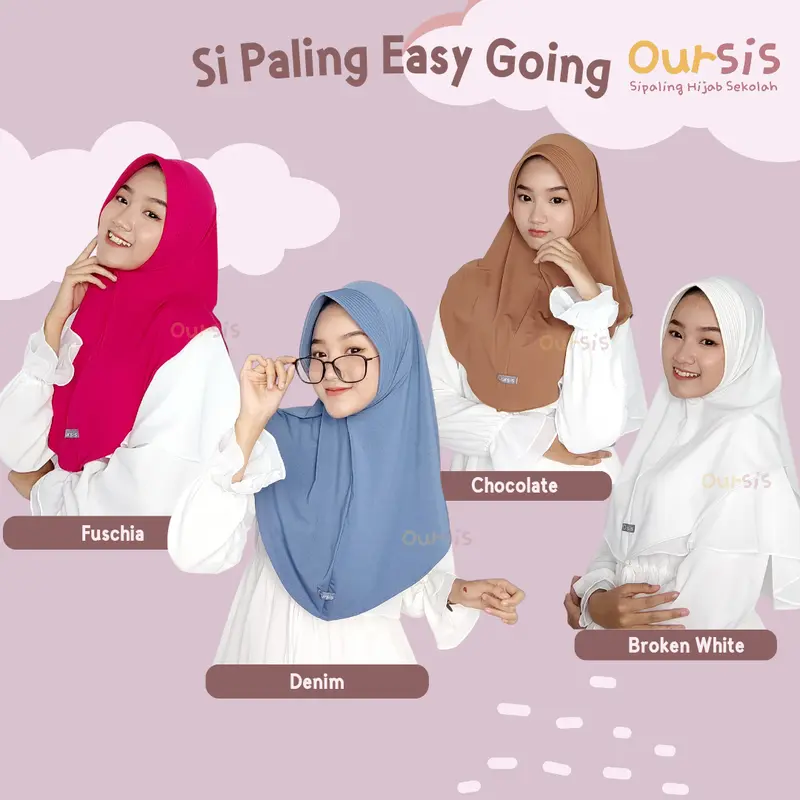 ᴏᴜʀꜱɪꜱ Jilbab Instan Sekolah SiPaling Easy Going 7