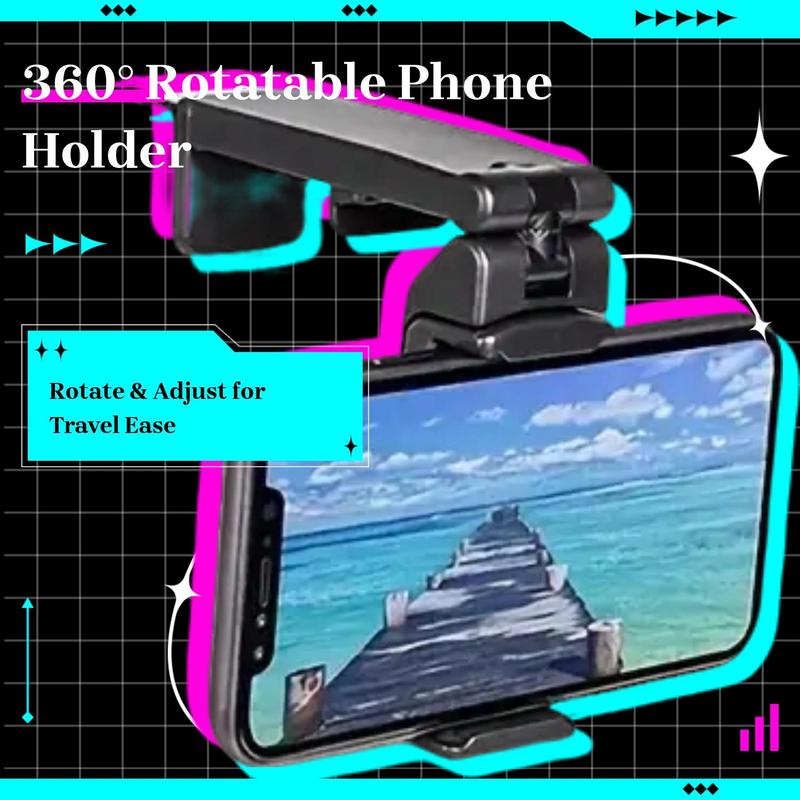 360 Degree Rotatable Phone Holder, 1 Count Universal Multi-angle Adjustable Phone Stand, Phone Accessories for Flying Traveling, Business Trip, Boyfriend Gift 1