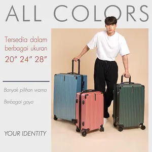 [COLUMROO Koper] T050 Koper travel Bahannya ABS + PC dengan berbagai Ukuran 14'',20", 24", dan 28" koper kabiin,koper 24 inch wanita