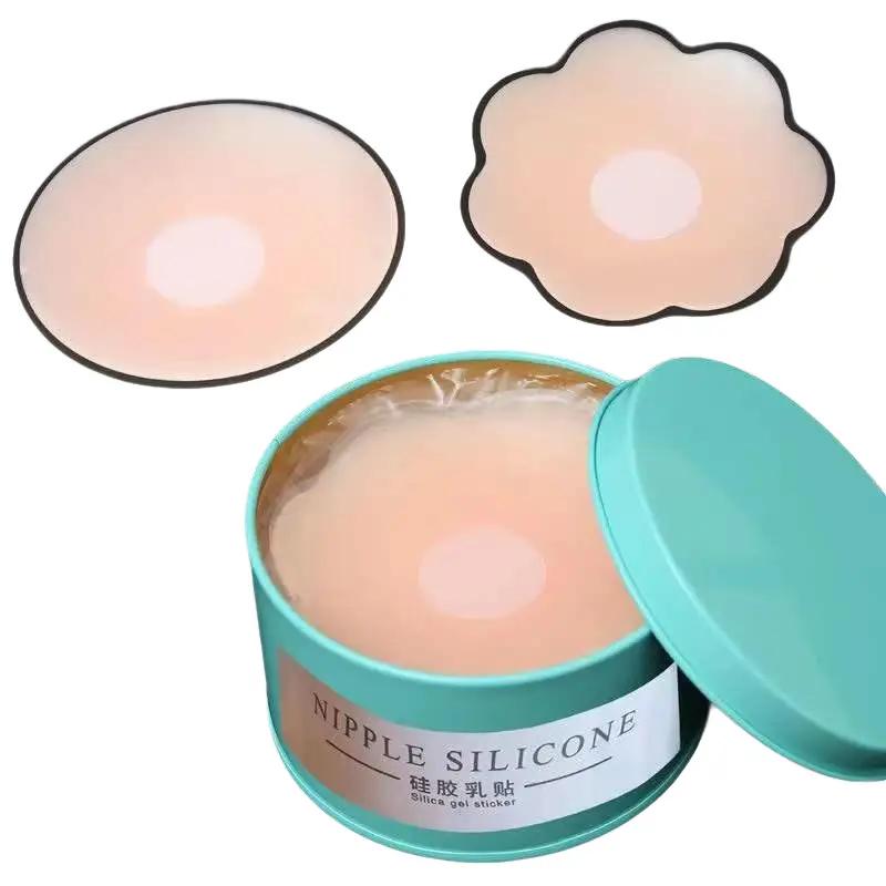 Hộp 5 Đôi Miếng Dán Ngực Nữ Miếng Dán Đầu Ti Silicon SIÊU MỀM Bra 1401 phụ kiện áo lót Women Cao Su