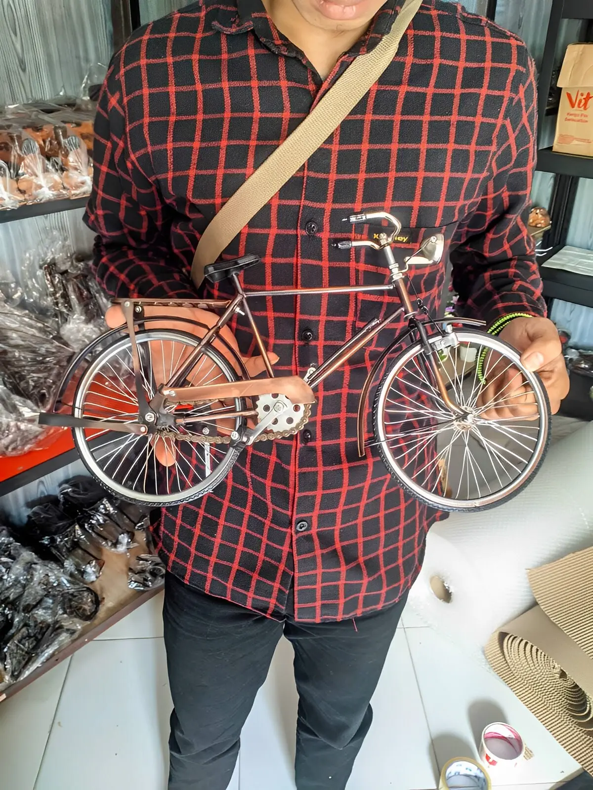 Miniatur sepeda ukuran jumbo