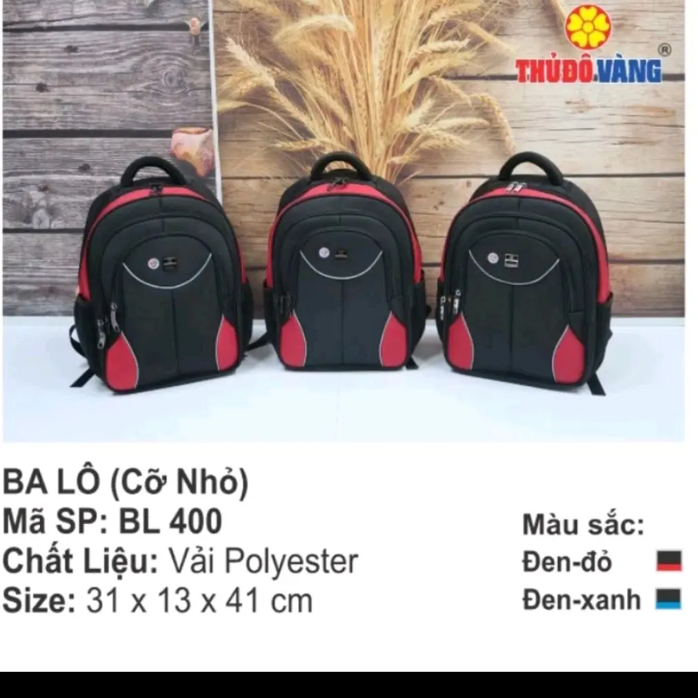 Balo cỡ nhỏ - Thủ Đô Vàng. BL400.BL300 Đeo Vai Nam