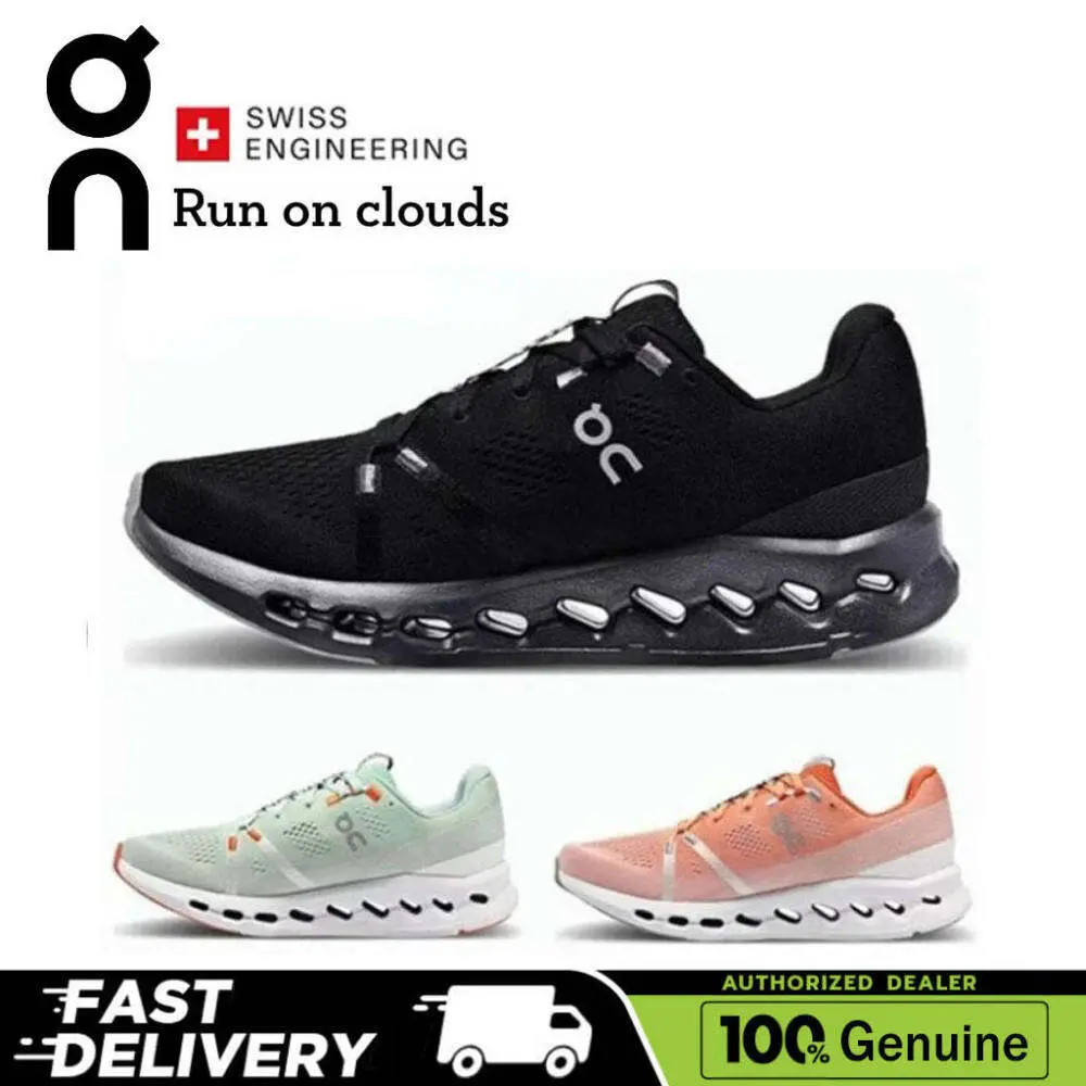 On Running Cloud Shoes Cloudsurfer Shock absorbing road sport sneakers for men women walking training jogging[On Running store official]