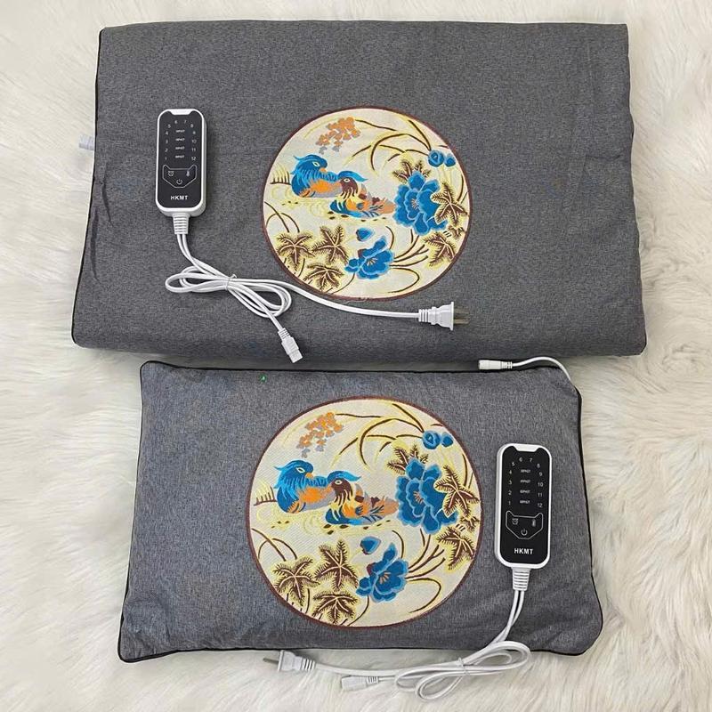 Thảm Ngải Cứu Điện Đệm Sưởi Ngải Cứu Đông Y Nội Địa Trung Hỗ Trợ Đau Vai Gáy Đau Lưng Nhức Mỏi Xương Khớp