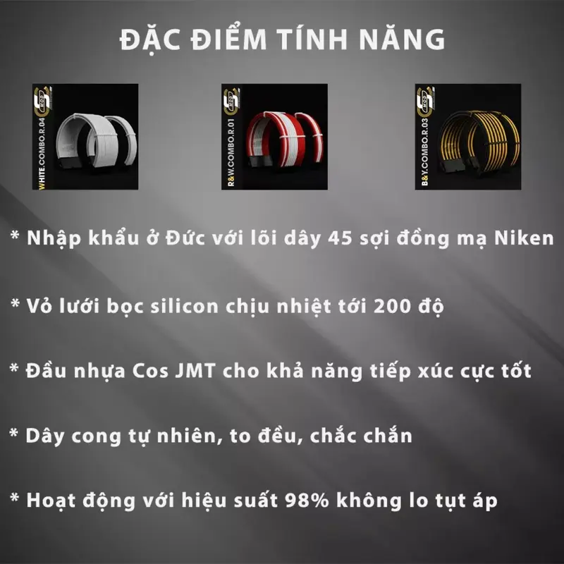 Dây Nguồn Bọc Lưới Nối Dài CSC - Mod - Full Box 3
