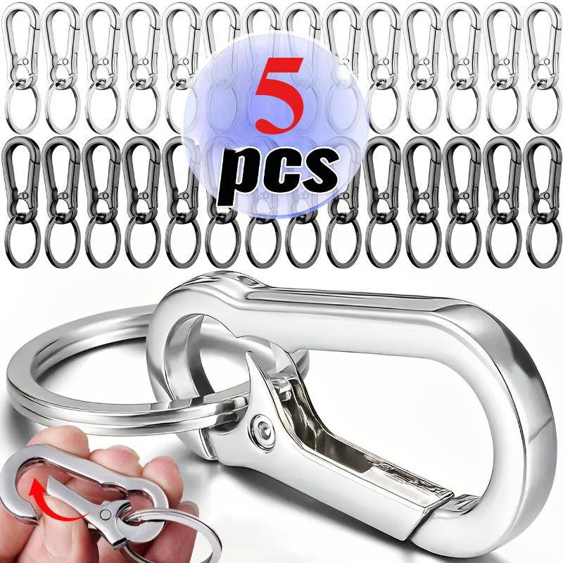 1/3/5PCS Stainless Steel Gourd Buckle Keychains Climbing Hook Strong ...
