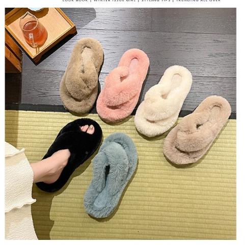 Dép lông nữ quai chéo lông mềm loại tốt Đẹp mẫu mới 2023 Slipper DéP Tim Có Quai