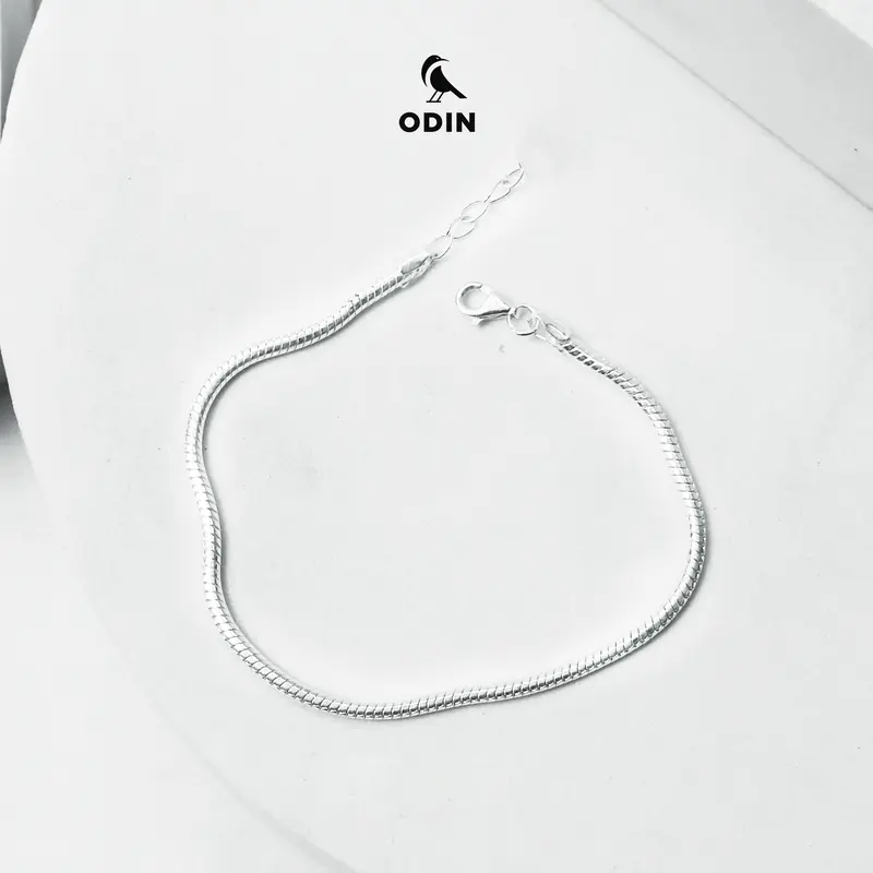 Vòng tay bạc ODIN Silver Silk 2mm dạng lụa mềm sang trọng, tối giản Bạc s925 - bảo hành 12 tháng 4