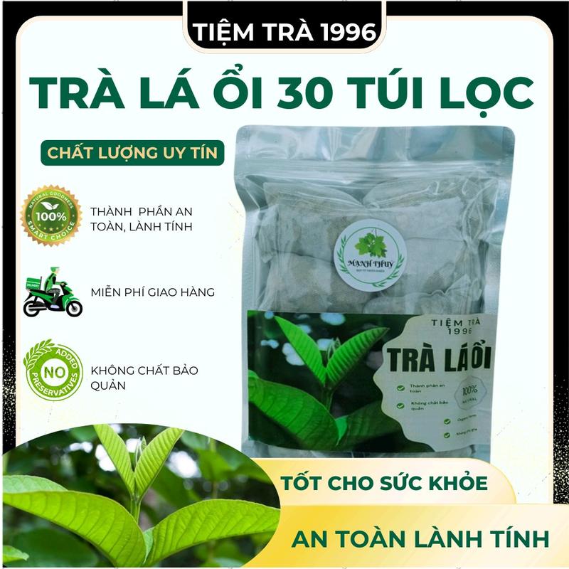 30 Túi Lọc Trà Lá Ổi Tiệm Trà 1996 Thảo Mộc Búp Ổi Trà Ngọn Ổi Nước Trà Tea Lá Ổi Bánh Tẻ Chè