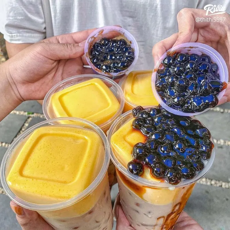 Bột Làm Pudding Flan Trứng, Socola Nguyên Liệu Trà Sữa Trân Châu BẾP LISA 2
