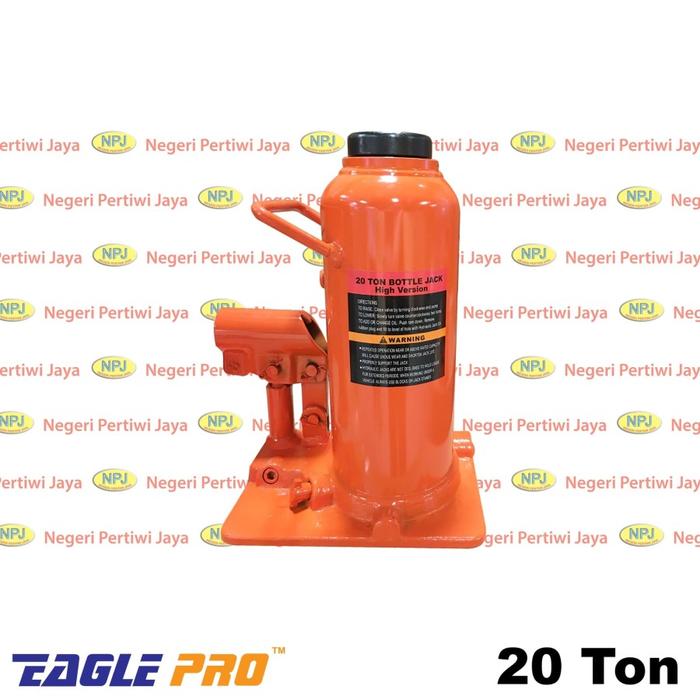Gambar Eagle Pro Hydraulic Bottle Jack Welded High - Dongkrak Botol 20 Ton - 20 Ton Tinggi dari negeripertiwijaya Kota Administrasi Jakarta Barat Tokopedia