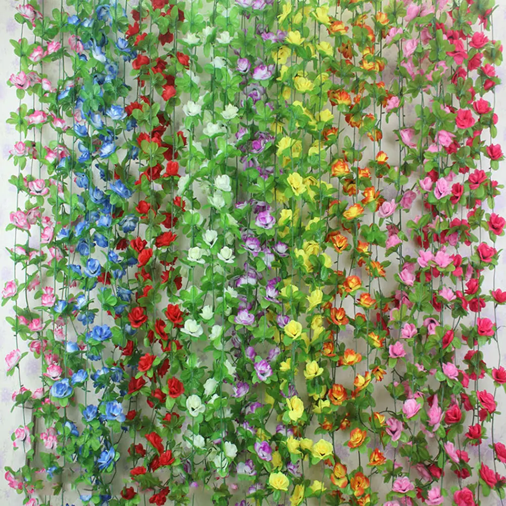 Artificial Flower 3D Not Wither Vibrant Multicolor Artificial Wreath Flowers Ornament for Home