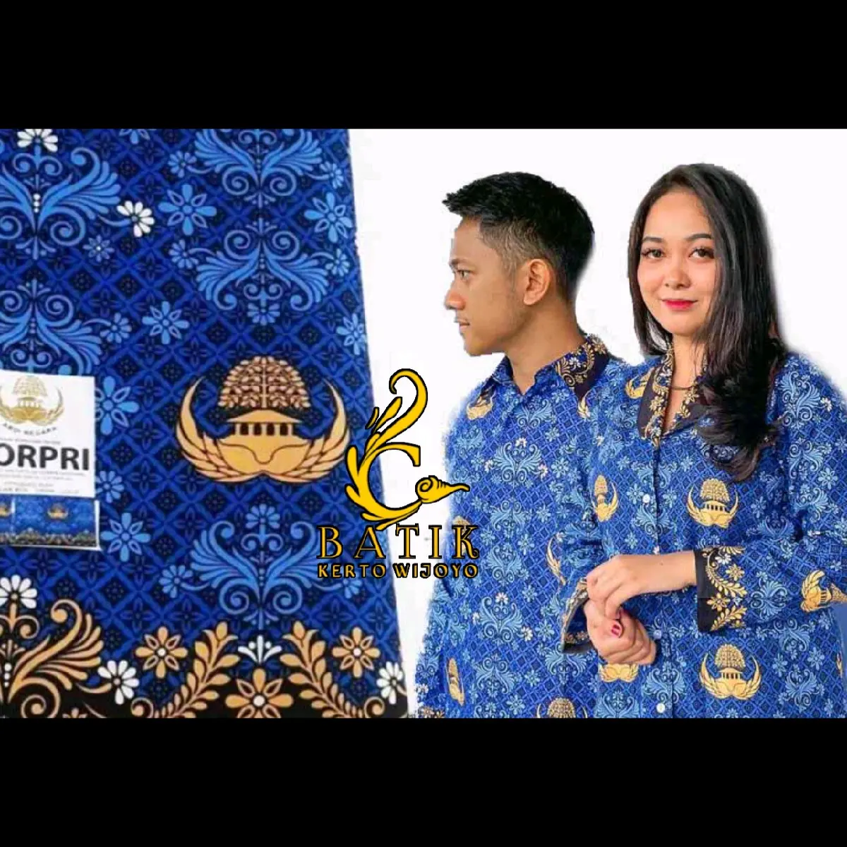 BAJU SERAGAM BATIK KORPRI TERBARU LAPIS FURING BAHAN 40S