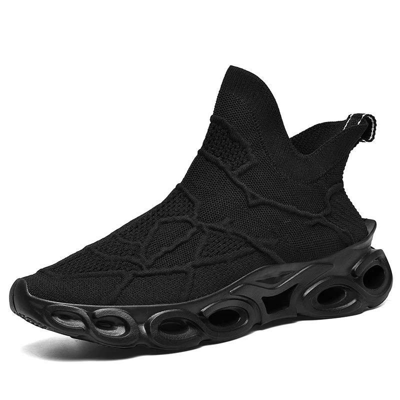 Custom Blade Sole Super SoftCasual Sock Sneakers Blank Mesh Hoogte Toenemende Sport Wandelen Hardloopschoenen voor Heren Trainers Schoenen Sportschoenen Hardloper_voghion.com