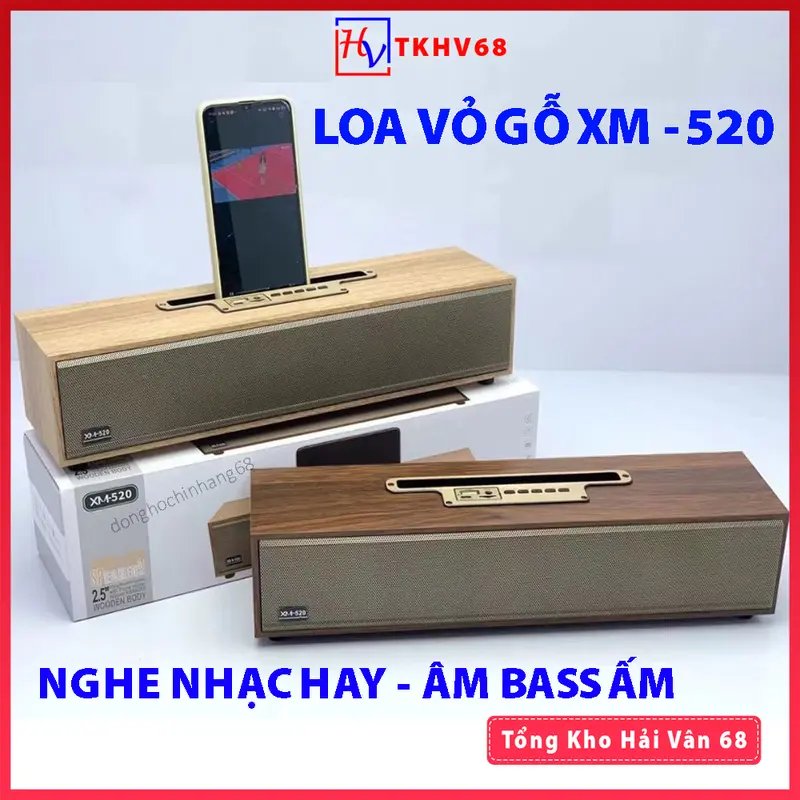 Loa Bluetooth Võ Gỗ Thiết Kế Sang Trọng Âm Thanh Cực Đỉnh 0