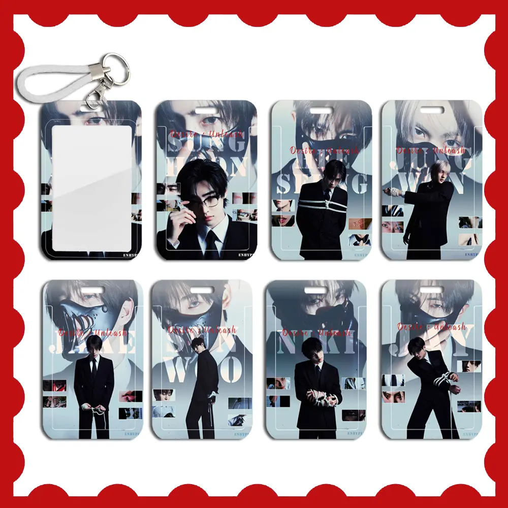 Kpop Enhypen Bad Desire キーチェーン フォトカードホルダー スリーブ
