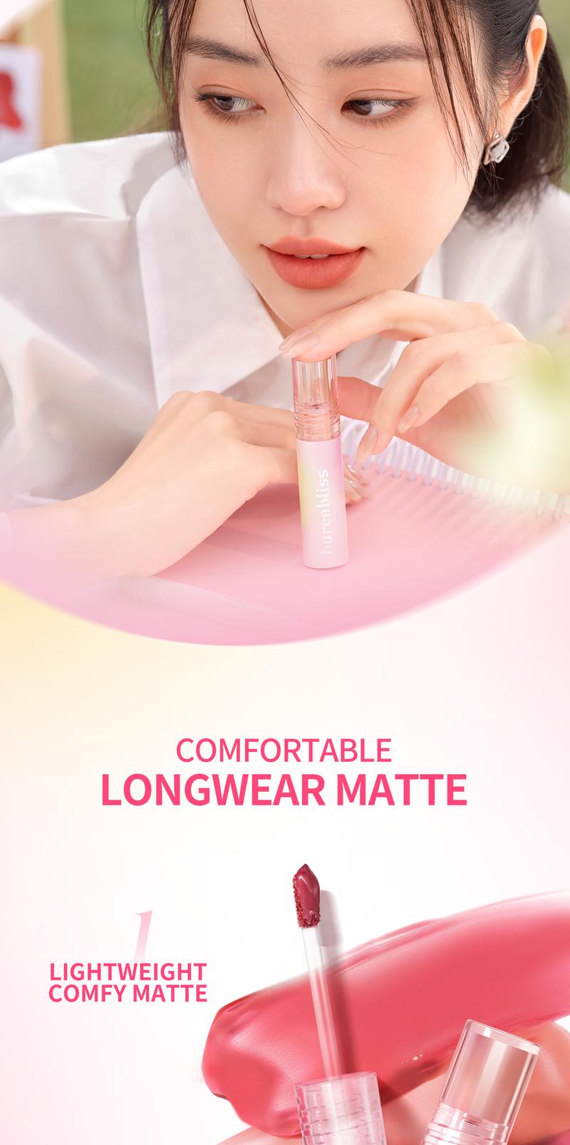 Product Introduction of 【BEST SELLING】BNB barenbliss Korean Bloomatte Full Bloom Transferproof Matte Tint LONGLAST 12H TRANSFERPROOF | Matte tint ringan, tahan lama hingga 12 jam 37