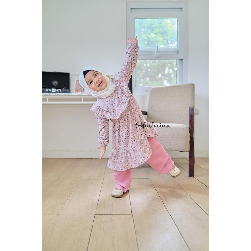 Tunik Adara anak crinkle by shabrina store 6