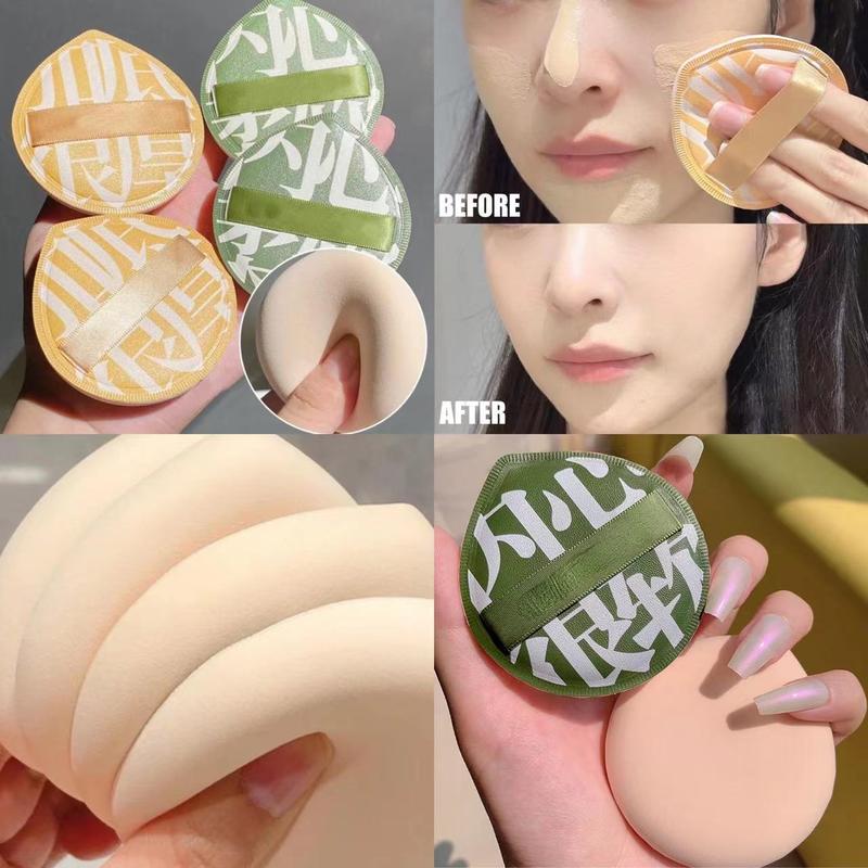 Mút Trang Điểm Hình Tam Giác Và Tròn Mút Cầm Tay Ướt Và Khô Đệm Khí Mềm Thích Hợp Cho Kem Nền Và Kem Nền Dễ Mang Theo Làm Bằng Bông Có Thể Giặt Được Dành Cho Phụ Nữ Dụng Cụ Trang Điểm Cầm Tay Thanh Toán Khi Nhận Hàng
