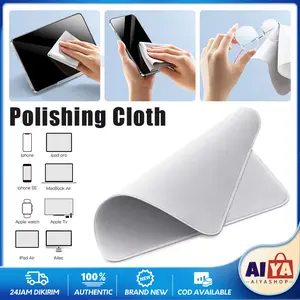 Microfiber Suede Lens Cleaning - Kain Microfiber Lap Pembersih Optik Lensa HP Kamera Handphone / Kacamata - Polishing Cloth