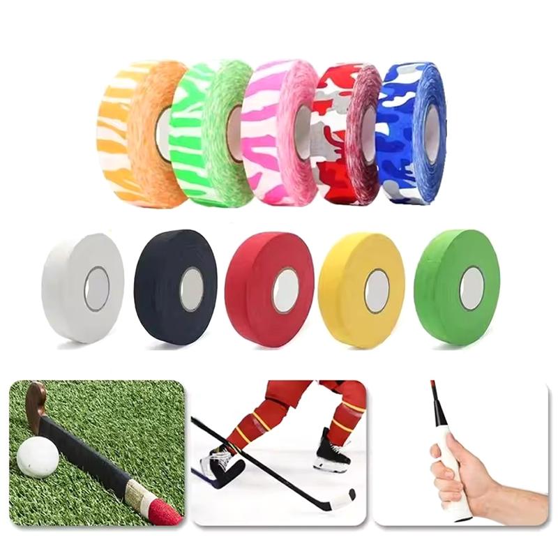 Product Introduction of 2.5CM*25M Ice Hockey Grip Tape Anti-slip Colored Athletic Sport Tape Polyester Wear-resistant Hockey Stick Tape Athletic Bandage 17