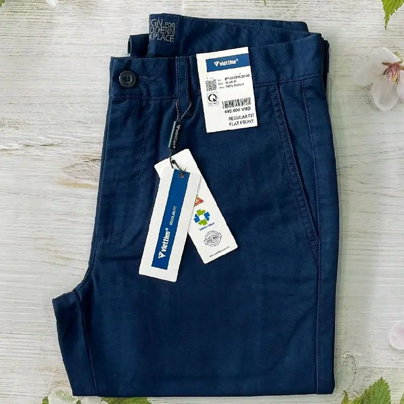 VIETTIEN-(k ly)-Quần kaki nam VIỆT TIẾN ống đứng nhiều màu(Regular fit) 5