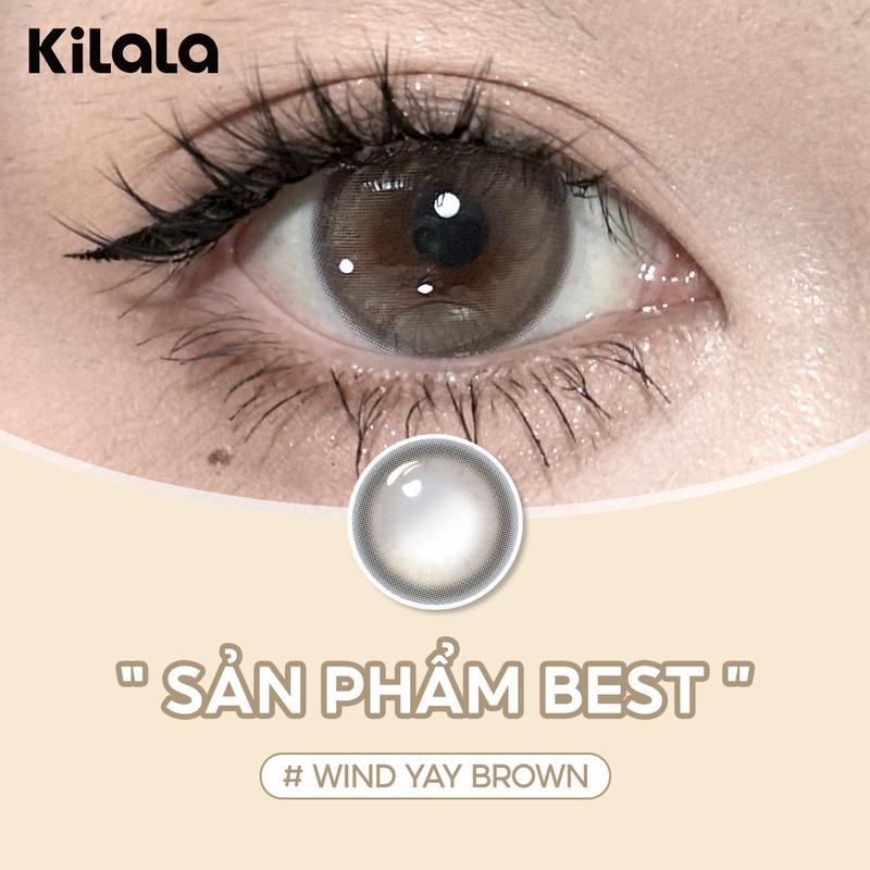 Kính Áp Tròng Kilala Lens 6 Tháng - Đen Xám Nâu Tự Nhiên (DIA 14.2mm, Độ 0-7) | Phù Hợp Mọi Tone Da & Makeup | Lựa Chọn Lý Tưởng Chụp Kỷ Yếu