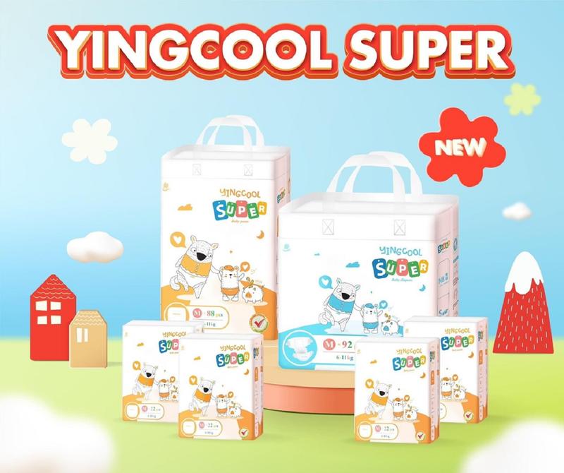 (KHÔNG QUÀ) COMBO 2 BỊCH BỈM YINGCOOL SUPER Đủ Size Cho Bé