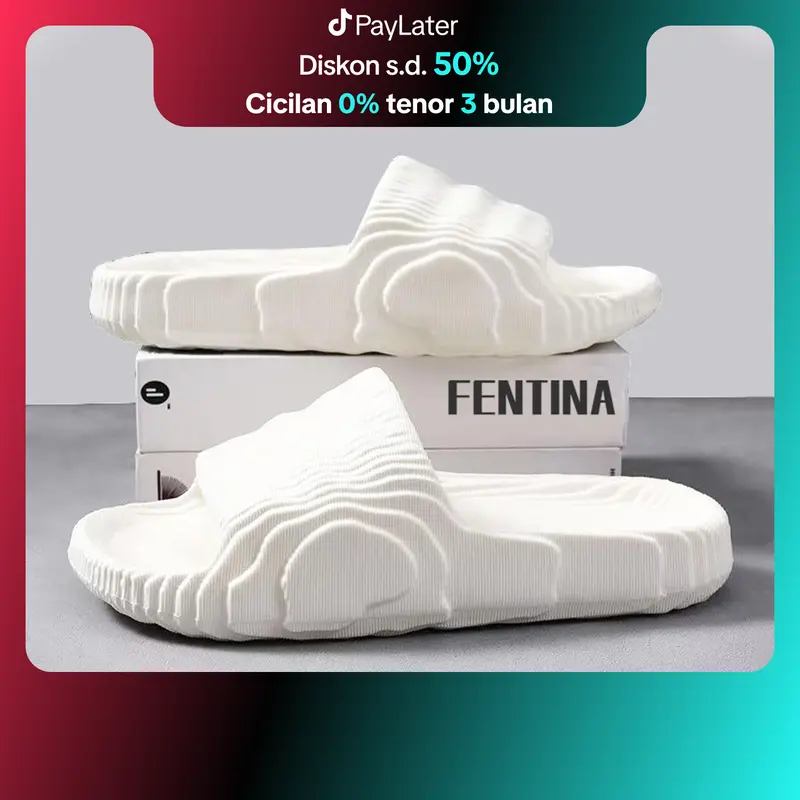 Takidtoo Sandal Platform Pria Sandal Slide Pria Anti Licin Sendal Flat Selop Rumah Wanita Slop Terbaru Wanita Sandal Slip Pria Shoes 0