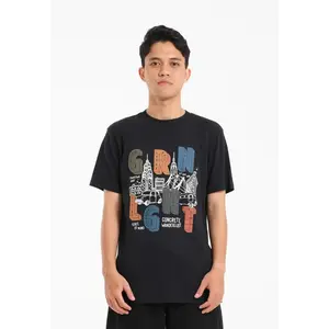 Greenlight Men's T-Shirt Short Sleeve Regular Fit Cotton Landmark H071024BMC