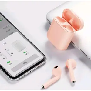 Headset Bluetooth Wireless Android dan Iphone Nirkabel Earphone Earbud Sport Olahraga Waterproof Gaming Stereo Inpods i12 i12s dan i17s Asli Macaroon TWS Telfon Bass Jernih Murah Pc