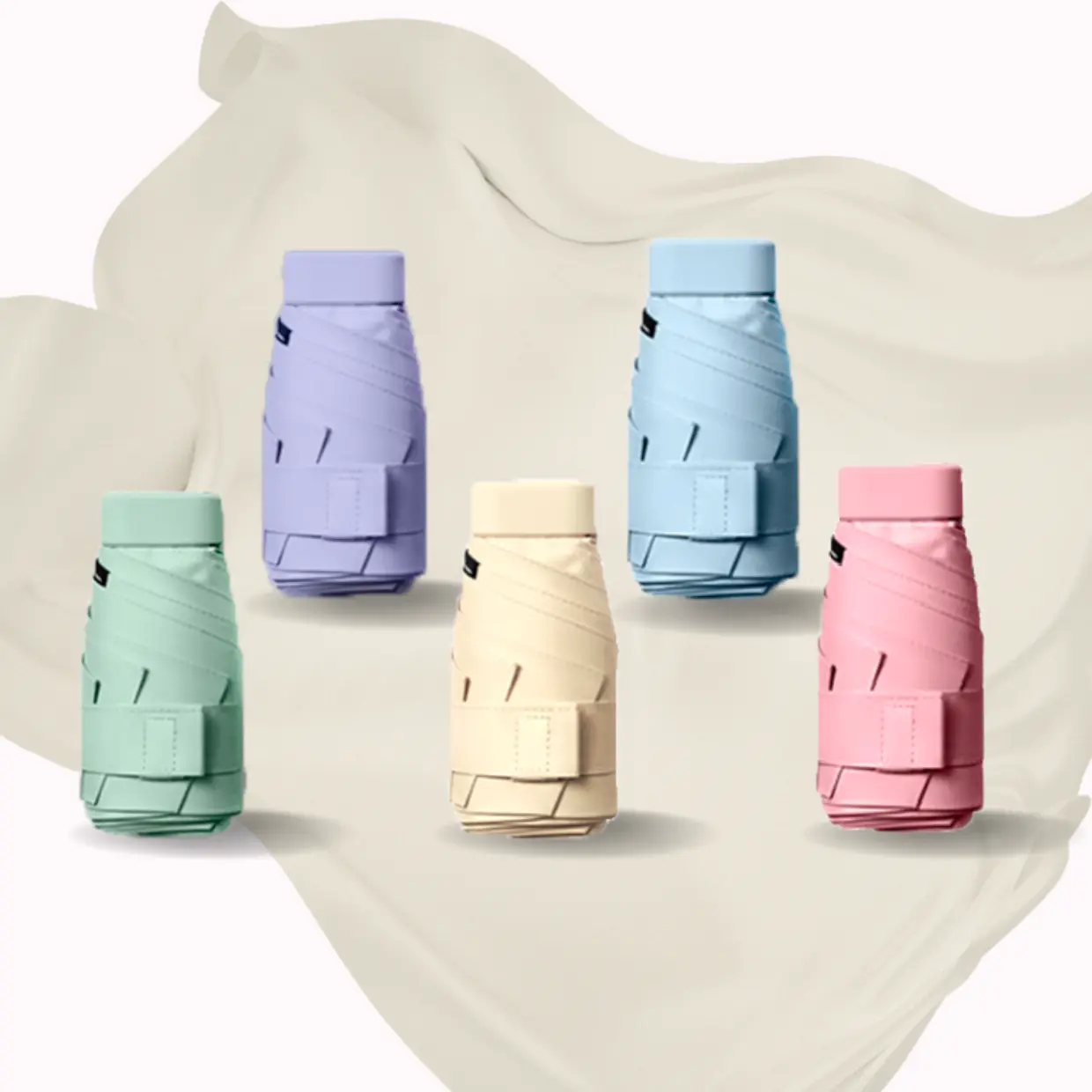 Payung lipat mini anti UV, pocket size, kuat, stylish dan tahan angin - CROSSBO store