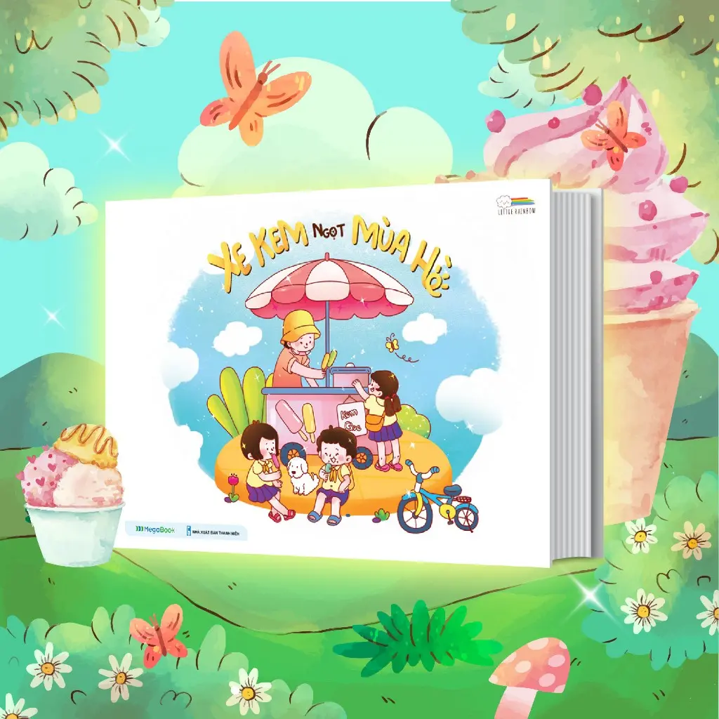 Sách - Sách Tô Màu Xe Kem Ngọt Mùa Hè - MGB