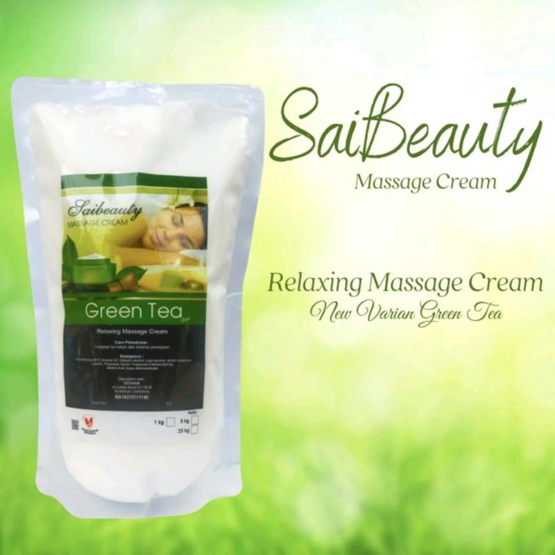 SAIBEAUTY Massage Cream /Krim Pijat Refil 1Kg (BPOM) Minyak Pijat Facial Wajah 0