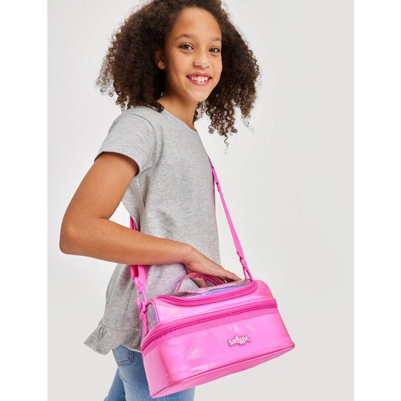 Product Introduction of Australian Smiggle Schoolbag Children's Pink Princess Barbie Pink Brutal Large Capacity Pencil Case Stationery Gift Bag Primary and Secondary School Student Backpack 14