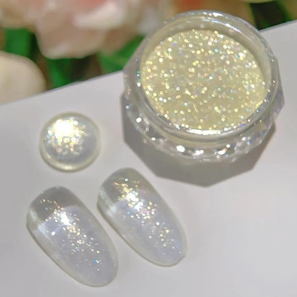 Nail Powder Glitter Vibrant Color Choices High Quality Easy Application Multi-Use Nail Art Decor