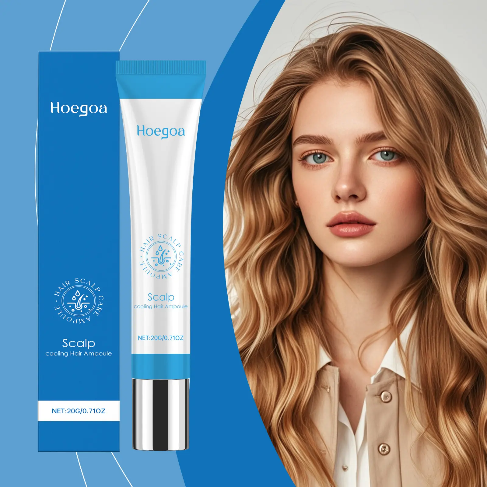HOEGOA Hair Care Essence Ball Moisturizing Repair Hair Nourishing Hair Care Essence Men and Women Hair Care Hair Care Liquid Men and Women Cosmetics， shampoo untuk hilangkan kulat di kepala seapuri scalp serum