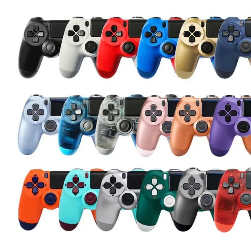 Ps4 P4 Wireless Bluetooth Controller Dual Vibration For P4 P3 PC Accessories Console Connection Game Handle Headset Pad Smartphone